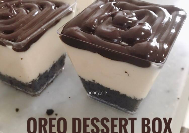 Cara Membuat Oreo Dessert Box, Sempurna