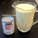Creamy Vanilla Sauce w/ Evaporated Milk