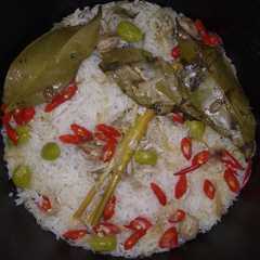 รูปของ Nasi liwet Pete+ teri