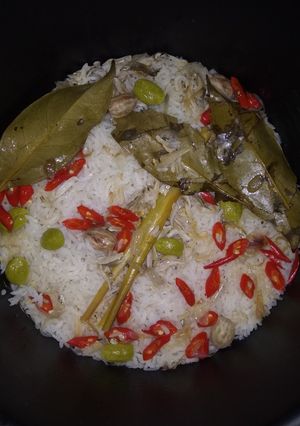 Foto resep Nasi liwet Pete+ teri