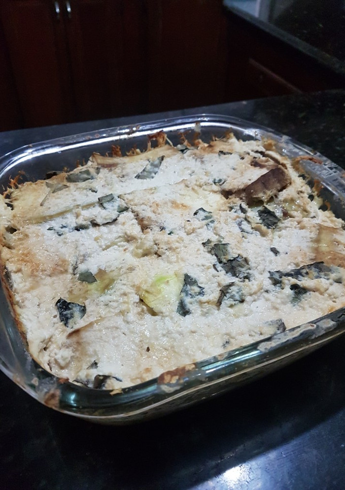 Una foto de Pastel de Berenjena🍆 y Calabacín 🥒