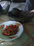 Sambal terasii(sambal calok khas jambi)