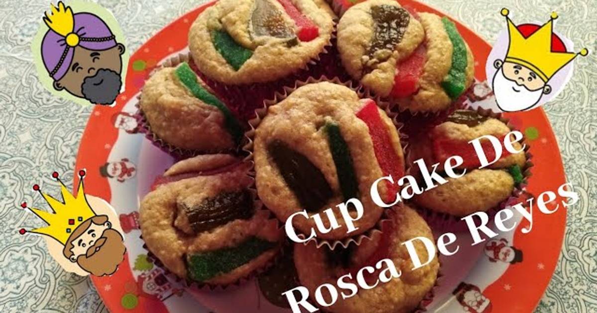 Rosca de Reyes en cupcake Receta de Lupita Luna Yt- Cookpad