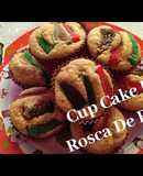 Rosca de Reyes en cupcake