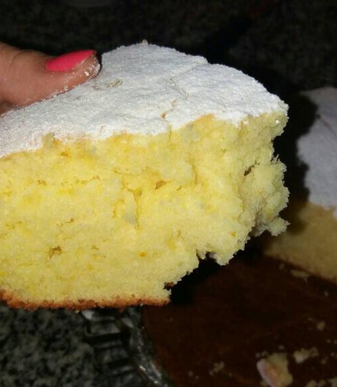 Una foto de Torta de naranja licuada