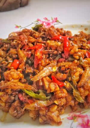 Foto resep Orek tempe teri