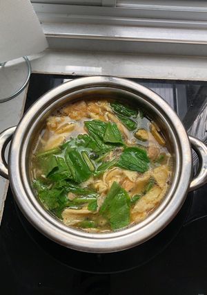 Foto resep Sup Telur Dadar Sawi (Ga Pake Ribet)