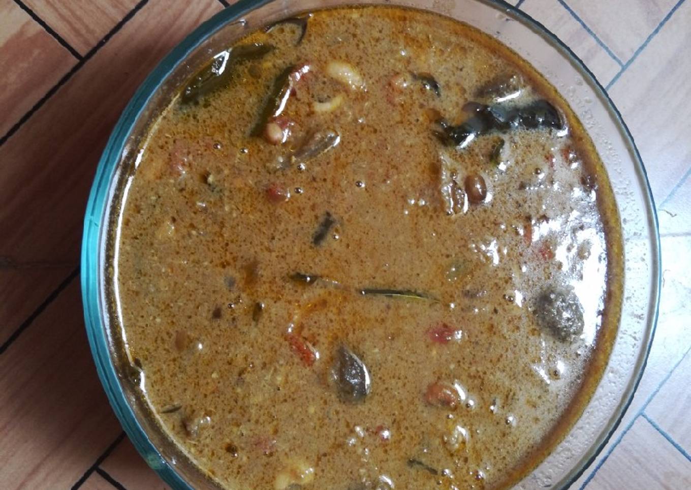 Lobia brinjal curry