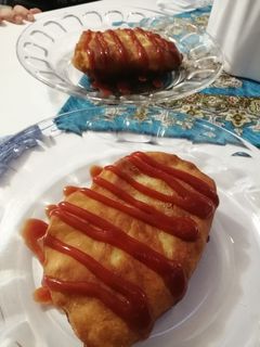 عکسی از دستور پیراشکی گوشت