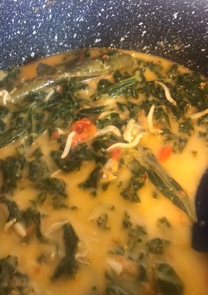 A picture of Kale Curry - Indonesian curry *Vegan friendly.