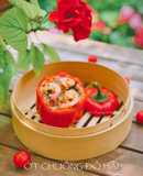 Ớt chuông đỏ hấp (baby food)