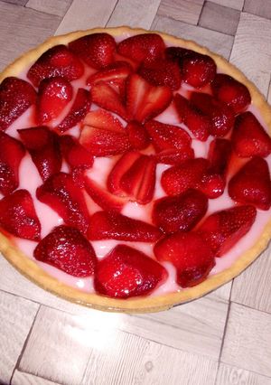 صورة لوصفة كيكة الفراولة 🍓
