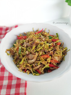 Foto resep Tumis bunga pepaya teri. Khas Manado 💚
