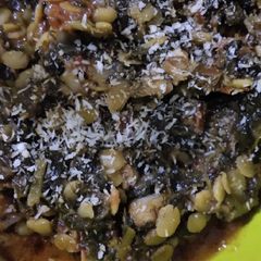 Goan style spinach A picture of Goan style spinach.