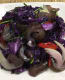 Hải Sâm xào bắp cải tím