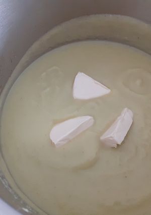 Una foto de Crema de romanescu