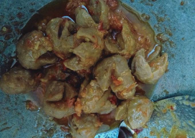 Bakso mercon simpel
