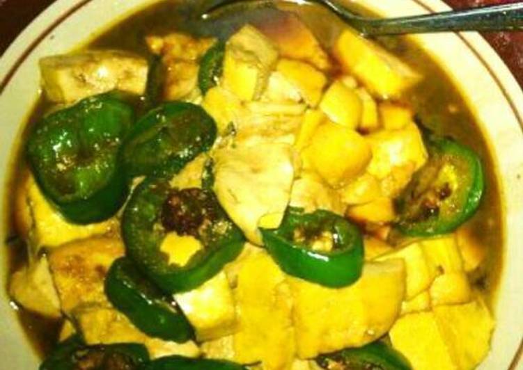 Resep Oseng tahu cabai gendot yang Lezat Sekali