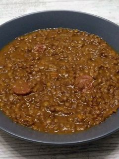 Una foto de Lentejas con chorizo