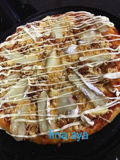 صورة لوصفة بيتزا (🍕 pizza)