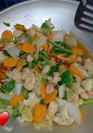 Foto resep Capcay Udang