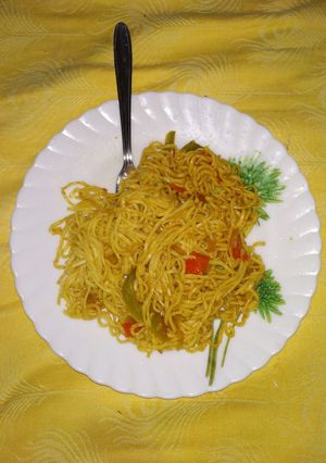 A picture of Veg noodles.