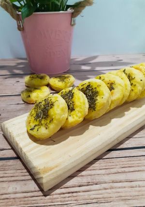 Una foto de Galletitas de queso y orégano