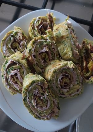 Foto di Frittata di zucchine con fesa di tacchino e stracchino light