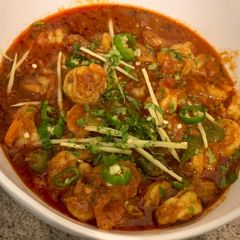 A picture of Prawn karhai.