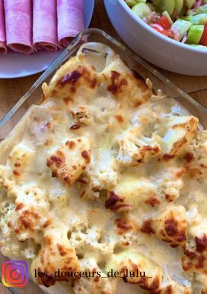 Une photo de Gratin de chou-fleur / pomme de terre