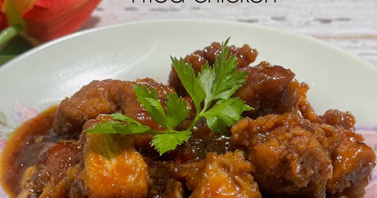 Resipi Pink Guava fried chicken oleh imel_recipe Cookpad
