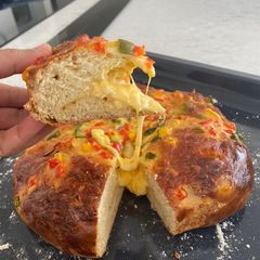 A picture of Cheese Bread.
