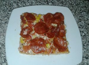 Una foto de Exquisita pizza de pepperoni