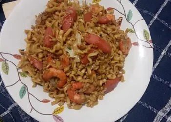 Resep Unik 112. Mi goreng jawa Mantul Banget