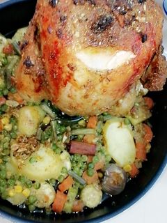 صورة لوصفة دجاج الزجاجة