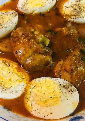 A picture of Chicken eggs ke salen.