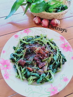 Foto resep Brambang Asem Kangkung Solo