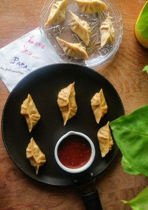 A picture of Sprouts stuffed wheat momos.