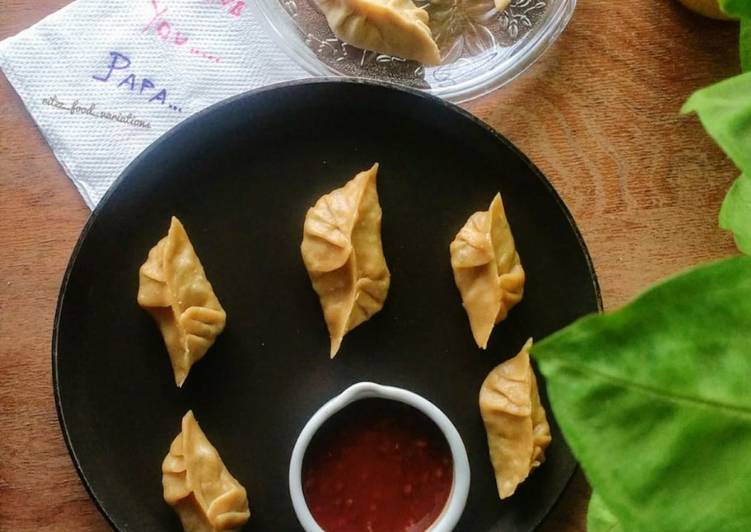 Sprouts stuffed wheat momos