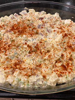 A picture of My Sister’s Potato Salad.