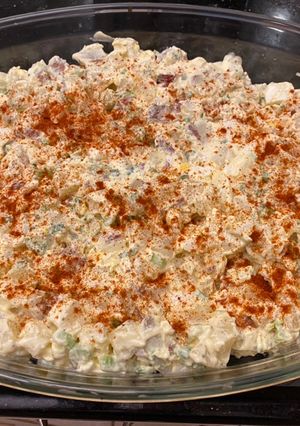 A picture of My Sister’s Potato Salad.