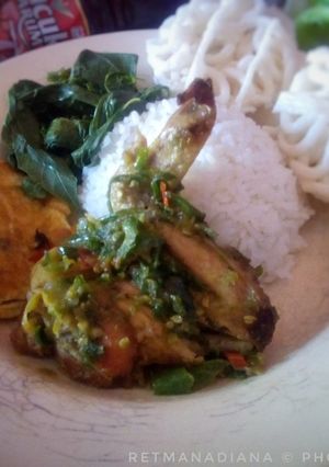 Foto resep Ayam penyet cabe ijo mudah