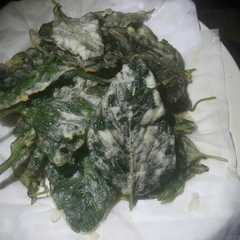 A picture of Keripik Bayam.