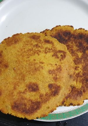 A picture of Aloo Masala bhakhari.