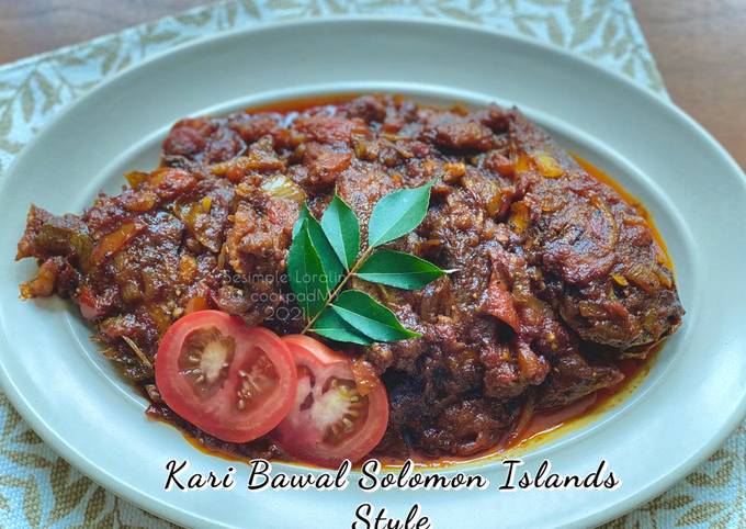 Resep Kari Bawal Solomon Islands Style 🇸🇧, Lezat