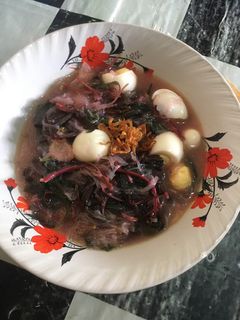 Foto resep Tumis Sohun Bayam Merah