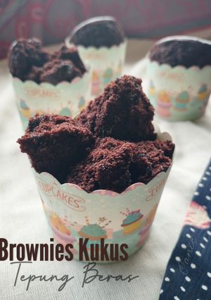 Foto resep Brownies Kukus Tepung Beras (Eggless)