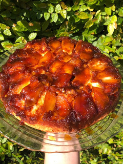 Una foto de Tarta invertida de manzana 🍎🍏