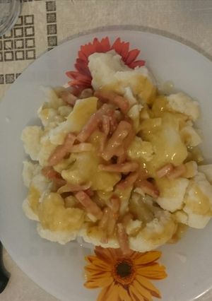 Una foto de Coliflor con refrito