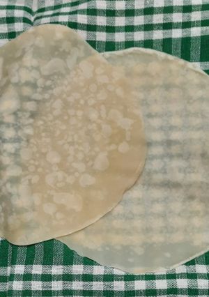 A picture of Samosa strip sheets.